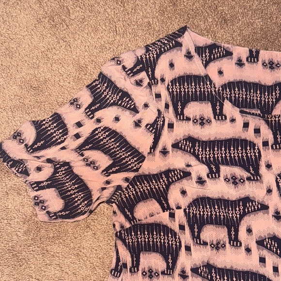 Maeve Pink and Black Animal Print Mini Dress - Picture 5 of 7